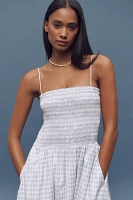 Reformation Kerrie Smocked Midi Dress