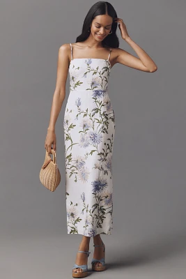 Reformation Frankie Linen Maxi Dress