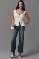 Reformation Viola Linen Top