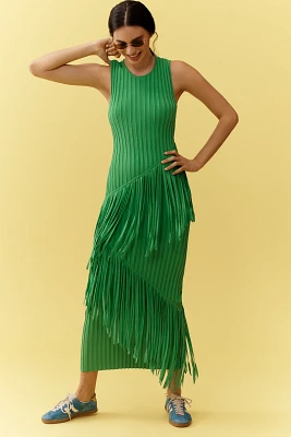 SIMONMILLER Spiral Knit Maxi Dress