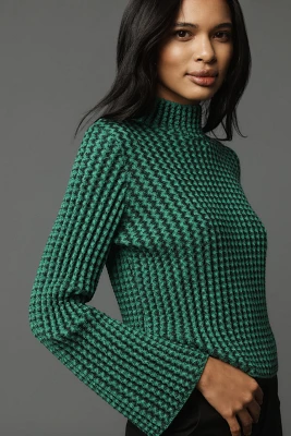 SIMONMILLER Peep Textured Knit Sweater