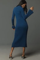 Simon Miller Zumi Textured Knit Midi Dress