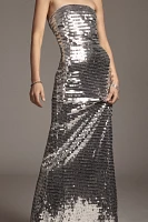 Simon Miller Sculpty Strapless Sequin Dress