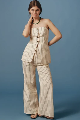 Simon Miller Mori Linen Strapless Top