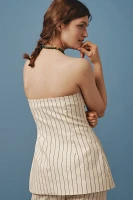 Simon Miller Mori Linen Strapless Top