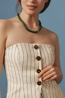 Simon Miller Mori Linen Strapless Top