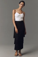 SIMONMILLER Zaza Knit Fringe Skirt