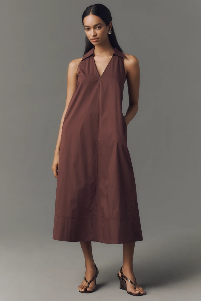 SIMONMILLER Nava Poplin Midi Dress