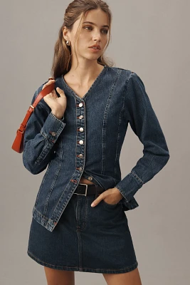 ALIGNE Audrey Long-Sleeve Denim Shirt