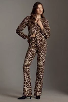 ALIGNE Miso Leopard-Print Straight-Leg Jeans