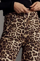 ALIGNE Miso Leopard-Print Straight-Leg Jeans