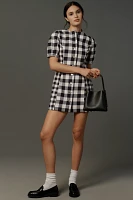 ALIGNE Aurelia Waisted Check Mini Dress