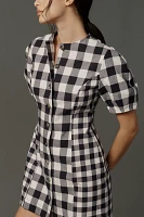 ALIGNE Aurelia Waisted Check Mini Dress