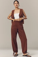 ALIGNE Carter Mid-Rise Tie-Detail Cargo Pants