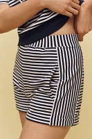 ALIGNE Omari Mid-Rise Striped Shorts