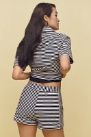 ALIGNE Omari Mid-Rise Striped Shorts