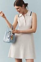 ALIGNE Zephyr Sleeveless Collared Knit Mini Dress