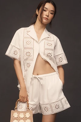 ALIGNE Chelsea Broderie Eyelet Shorts