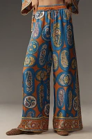 ALÉMAIS Silk Wide-Leg Pants