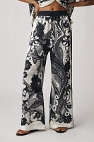 ALÉMAIS Mickey Linen Wide-Leg Pants