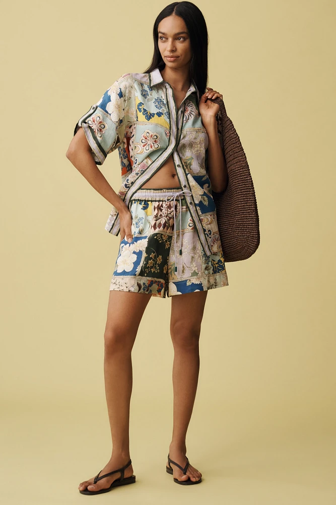 ALÉMAIS Bianca Linen Shorts