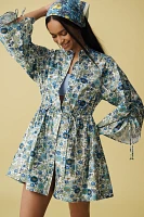 ALÉMAIS Pam Long-Sleeve Mini Dress
