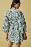 ALÉMAIS Pam Long-Sleeve Mini Dress