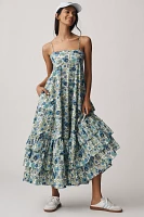 ALÉMAIS Pam Sleeveless Tiered Midi Dress