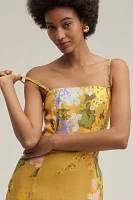 Lovaan Phillipa Linen Midi Dress