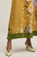 Lovaan Phillipa Linen Midi Dress