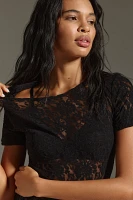 Hanky Panky Short-Sleeve Lace Tee