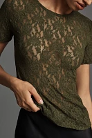 Hanky Panky Short-Sleeve Lace Tee