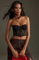 The Giselle Lace Bustier: Strapless Edition