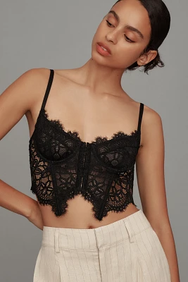 By Anthropologie Hourglass Lace Corset