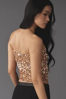 By Anthropologie Sequin Tube Top