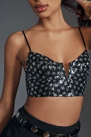 By Anthropologie Sequin Bralette