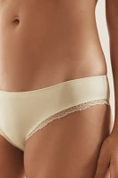 By Anthropologie Lace-Trim Knit Briefs