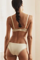 By Anthropologie Lace-Trim Knit Briefs