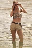 By Anthropologie Pintuck Ruffle Bralette