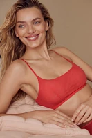 By Anthropologie Mesh Scoop Bra