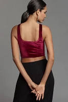 The Hannah Seamless Textured Tank: Velvet Edition