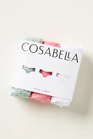 Cosabella Dolce Lace Thongs, Set of 3