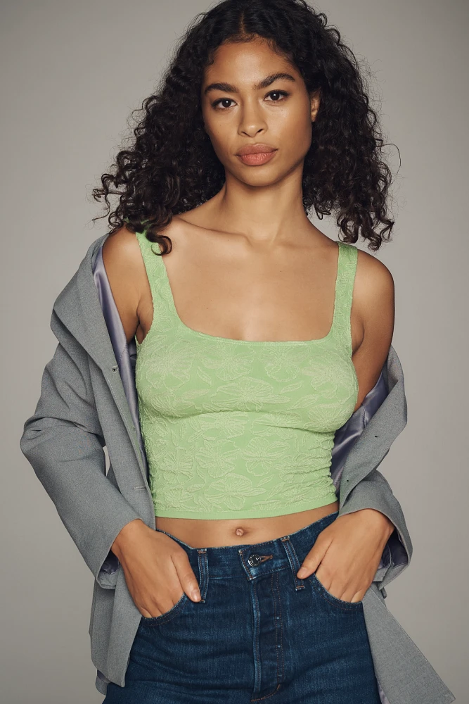 The Hannah Seamless Textured Tank