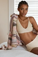 By Anthropologie Seamless Lurex Triangle Bralette