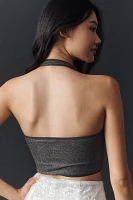 By Anthropologie Seamless Lurex Cropped Tank