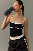 By Anthropologie Seamless Piped Trim Bralette