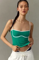 By Anthropologie Seamless Piped Trim Bralette