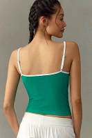 By Anthropologie Seamless Piped Trim Bralette