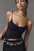 By Anthropologie Seamless Crochet Tank Top