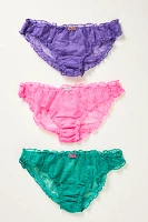 Love Stories Weekend Panties, Set of 3